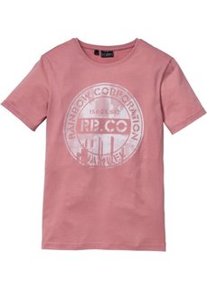 Футболка Slim Fit (розовый) Bonprix