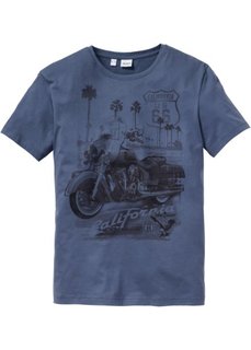 Футболка Regular Fit (темно-синий) Bonprix