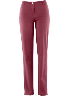 Прямые брюки стретч, cредний рост N (кленово-красный) Bonprix