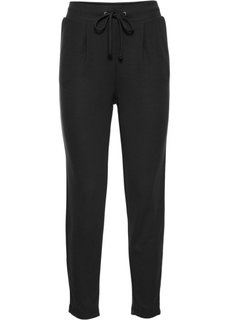 Брюки на шнурках (черный) Bonprix