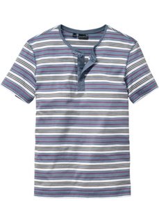 Футболка Slim Fit (синий в полоску) Bonprix