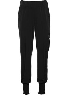 Трикотажные брюки (черный) Bonprix