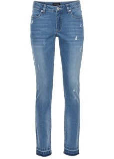 Джинсы-дудочки длины 7/8 (голубой) Bonprix