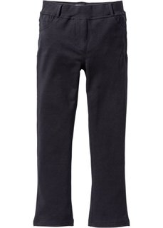 Расклешенные стрейтчевые брюки (черный) Bonprix