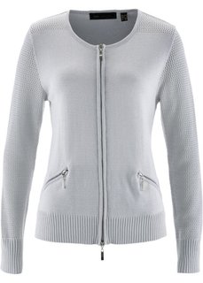 Кардиган (серебристый меланж) Bonprix