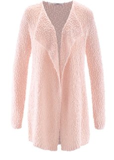 Удлиненный кардиган (жемчужно-розовый) Bonprix