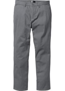 Чиносы Regular Fit, низкий + высокий рост (U + S) (серый) Bonprix