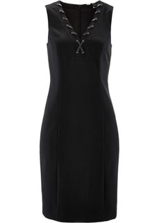 Платье-футляр (черный) Bonprix