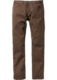 Прямые классические брюки, cредний рост U + S (коричневый) Bonprix