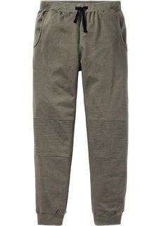 Трикотажные брюки Slim Fit (темно-оливковый) Bonprix