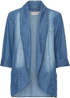 Легкая блузка с рукавом 3/4 (голубой) Bonprix