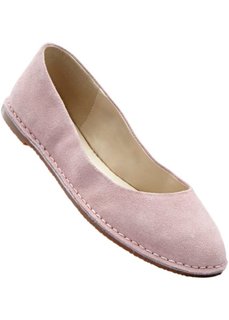 Замшевые балетки (нежно-розовый) Bonprix