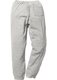 Трикотажные брюки Slim Fit (светло-серый меланж) Bonprix
