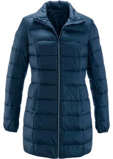 Удлиненная стеганая куртка (темно-синий) Bonprix