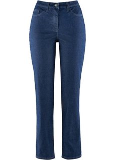 Стрейтчевые брюки до щиколотки (темно-синий) Bonprix