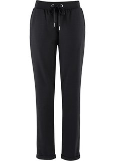 Брюки из трикотажа Punto-di-Roma (черный) Bonprix