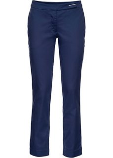 Брюки в деловом стиле длины 7/8 (ночная синь) Bonprix