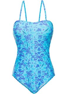 Купальник (бирюзовый с рисунком) Bonprix