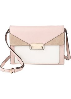 Разноцветная сумка через плечо (розовый/розово-золотистый/белый) Bonprix