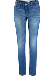 Эластичные джинсы скинни, низкий рост (K) (синий) Bonprix