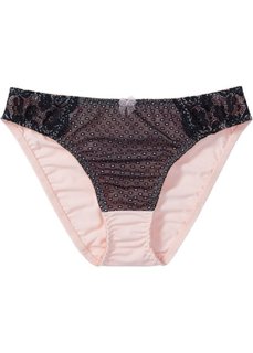Трусики (черный/цвет пудры) Bonprix