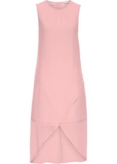 Шифоновое платье с эффектом запаха (розовый) Bonprix