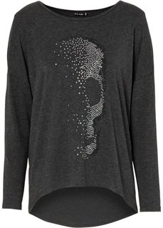 Футболка (антрацитовый меланж) Bonprix