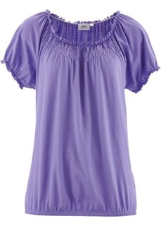 Футболка с коротким рукавом (нежно-лиловый) Bonprix