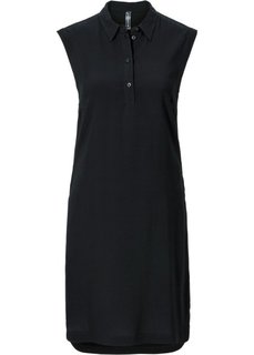 Блузка с разрезами (черный) Bonprix