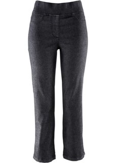 Очень эластичные брюки-стретч 7/8 (черный) Bonprix