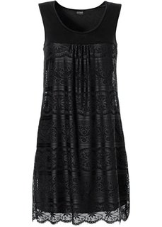 Трикотажное платье (черный) Bonprix