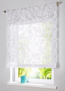 Римская штора Рено, кулиска (полупрозрачный/белый) Bonprix