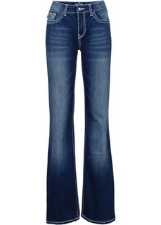 Джинсы-стретч BOOTCUT, cредний рост (N) (синий) Bonprix