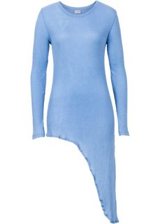 Удлиненная футболка (синий) Bonprix