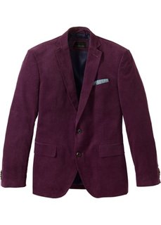 Вельветовый пиджак Regular Fit, cредний рост (N) (баклажановый) Bonprix