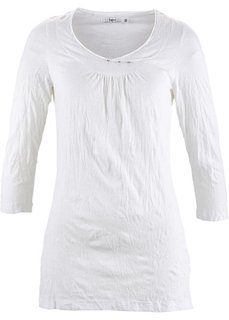 Футболка с рукавом 3/4 (белый) Bonprix