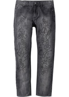 Джинсы Regular Fit Straight, длина (в дюймах) 32 (антрацитовый деним) Bonprix