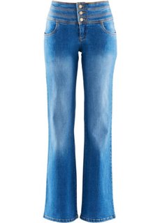 Джинсы, высокий рост (L) (синий «потертый») Bonprix