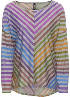 Футболка в полоску (синий в полоску) Bonprix