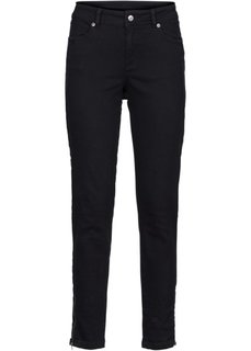 Брюки-стретч (черный) Bonprix