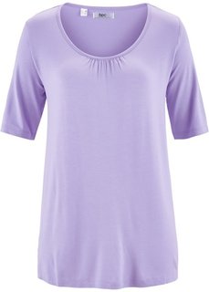 Футболка с рукавом 1/2 (нежно-фиолетовый) Bonprix