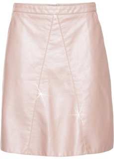 Юбка из искусственной кожи (нежно-розовый) Bonprix