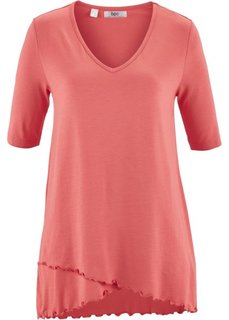 Футболка 2 в 1 с коротким рукавом (коралловый) Bonprix