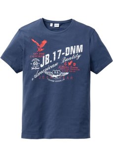 Футболка Regular Fit (темно-синий) Bonprix