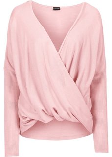 Вязаный пуловер (нежно-розовый) Bonprix