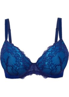 Бюстгальтер, чашка E (темно-синий/бирюзовый) Bonprix