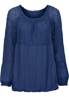 Блузка (ночная синь) Bonprix