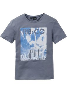 Футболка Slim Fit (синий) Bonprix
