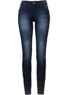 Джинсы-скинни стретч, SKINNY, высокий рост (L) (темно-синий) Bonprix