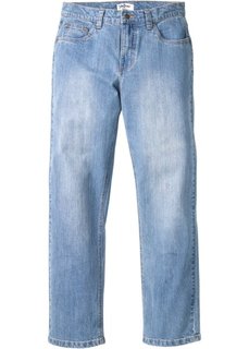Джинсы стреч Regular Fit Straight, низкий + высокий рост (U + S) (нежно-голубой) Bonprix